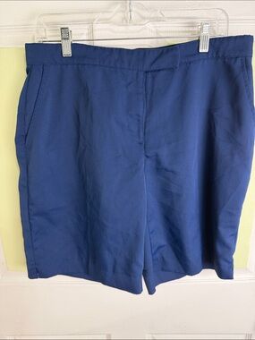 Coral Bay Navy Blue Athletic Shorts